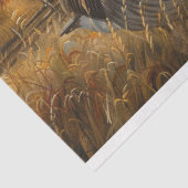 Grijze Gans Boerderij Kunstwerk Decoupage Tissuepapier (Detail)