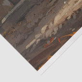 Grijze Gans in de Boerderij Decoupage Tissuepapier (Detail)