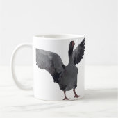 Grijze gans op mok (Links)