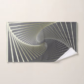 grijze gele draai bad handdoek (Handdoek)