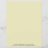 Grijze Gele Eenvoudige Grensprijs Lijst 3 Flyer (Achterkant)