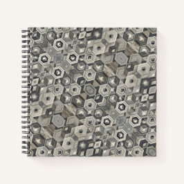 Grijze Geometrie Notitieboek