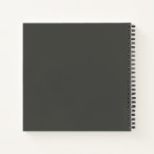 Grijze Geometrie Notitieboek (Achterkant)