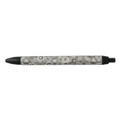 Grijze Geometrie Zwarte Inkt Pen (Voorkant)