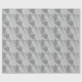 Grijze geometrisch cadeaupapier (Vlak)