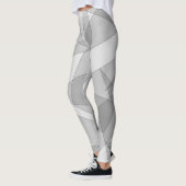 Grijze geometrisch leggings (Links)