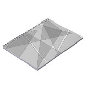 Grijze geometrisch notitieboek (Linkerzijde)