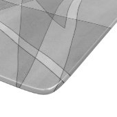 Grijze geometrisch snijplank (Hoek)