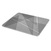 Grijze geometrisch snijplank (Hoek)