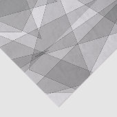 Grijze geometrisch tissuepapier (Detail)