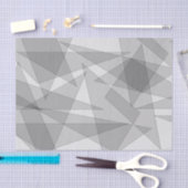 Grijze geometrisch tissuepapier (Craft)