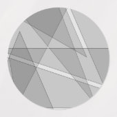 Grijze geometrische labels (Design 1)