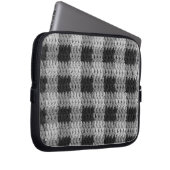 Grijze Geplay Artisan Haakprint Elektronica Tas (Voorkant Rechts)