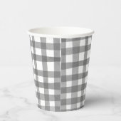 Grijze gepleisterde papieren bekers (Rechts)