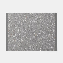 Grijze gespikkelde deurmat