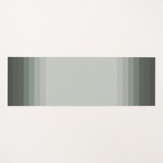 Grijze gestreepte multitoon yoga mat (Voorkant (horizontaal))