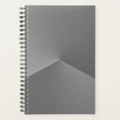 Grijze getextureerde Abstracte hoek Planner (Voorkant)