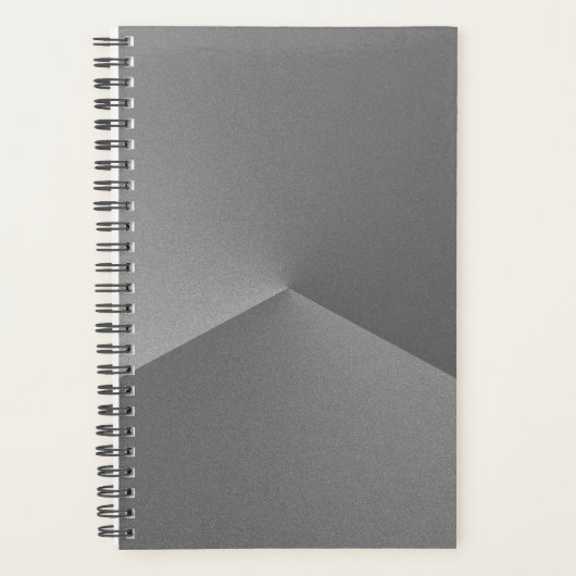 Grijze getextureerde Abstracte hoek Planner (Voorkant)