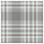 Grijze Gingham Check Tartan Patchwork Stof (Close Up)