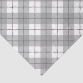 Grijze Gingham tissue papier (Detail)
