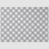 Grijze Gingham tissue papier (Voorkant)