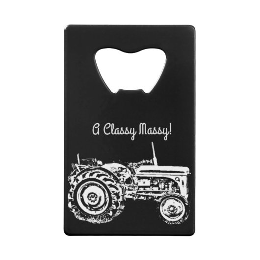  Grijze gisttrekker Creditkaart Flessenopener (Voorkant)