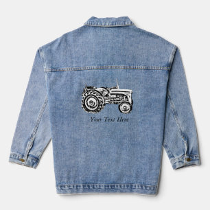  Grijze gisttrekker Denim Jacket
