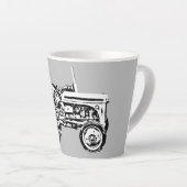  Grijze gisttrekker Giant Coffee Latte Mok (Rechterhoek)