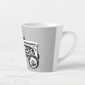  Grijze gisttrekker Giant Coffee Latte Mok (Rechts)