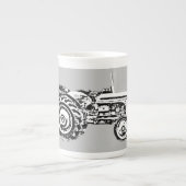 Grijze gisttrekker Giant Coffee Porselein Kop (Voorkant)