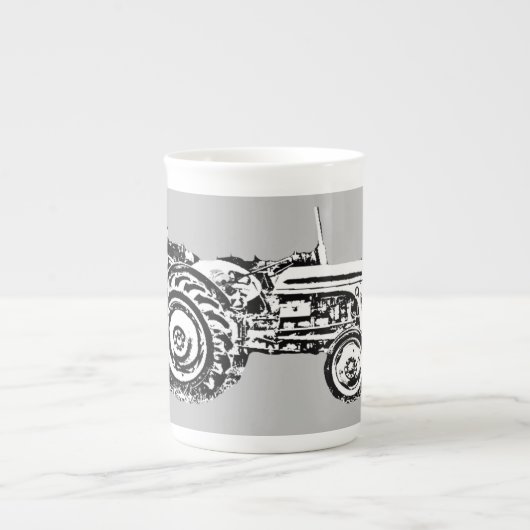  Grijze gisttrekker Giant Coffee Porselein Kop (Voorkant)