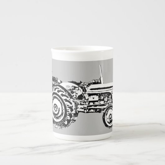 Grijze gisttrekker Porselein Kop (Voorkant)