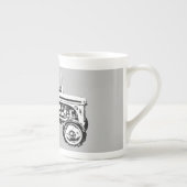  Grijze gisttrekker Porselein Kop (Rechts)