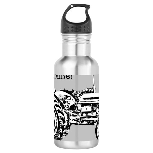 Grijze gisttrekker Waterfles (Voorkant)