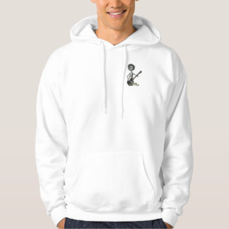Grijze gitarist hoodie