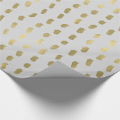 Grijze Glam Abstract Cadeaupapier (Hoek)