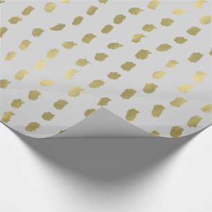 Grijze Glam Abstract Cadeaupapier