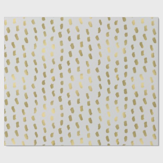 Grijze Glam Abstract Cadeaupapier (Vlak)