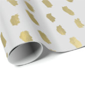 Grijze Glam Abstract Cadeaupapier (Rol Hoek)