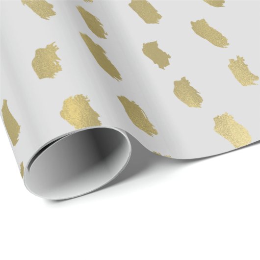 Grijze Glam Abstract Cadeaupapier (Rol Hoek)