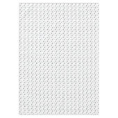 Grijze glanzende harten schattig romantisch patroo tafelkleed (Voorkant)