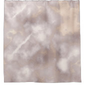 Grijze glazen marmer douchegordijn (Voorkant)