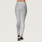 Grijze Glitter Sprankels Leggings (Achterkant)