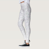 Grijze glitter sprankelt modern leggings (Links)