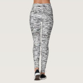 Grijze golven leggings (Achterkant)