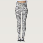 Grijze golven leggings (Voorkant)