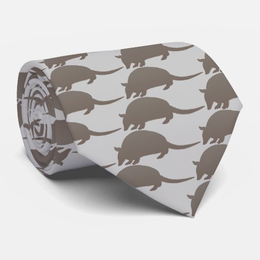 Grijze gordel stropdas (Opgerold)