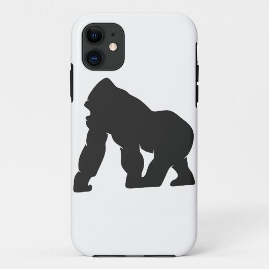 Grijze gorilla Case-Mate iPhone case (Achterkant)