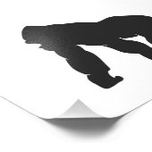 Grijze gorilla foto afdruk (Hoek)