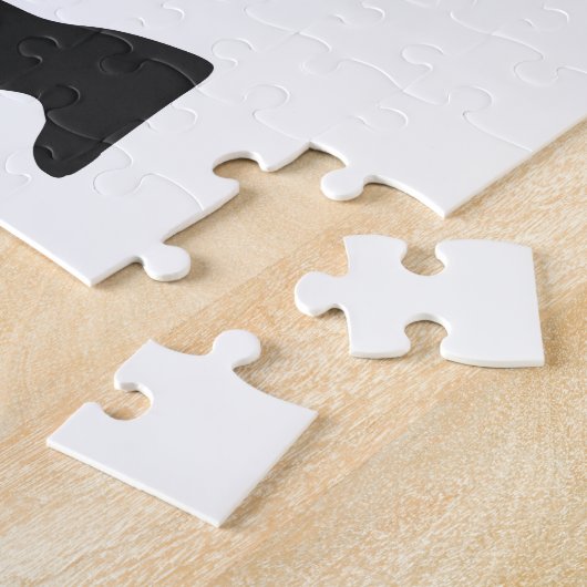 Grijze gorilla legpuzzel (Zijkant)